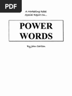 Download John Carlton - Power Words Special Report by Monica Istrate SN265970976 doc pdf