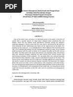 Download Analisis Sistem Manajemen Risiko by Sandro Febrino SN265971928 doc pdf