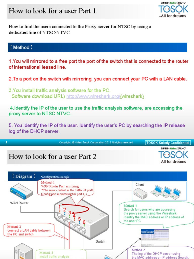 How To Look For A User Part 1 | PDF | Ip Address | Proxy Server