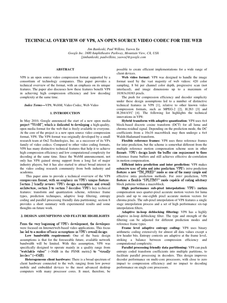 37073 | PDF | H.264/Mpeg 4 Avc | Data Compression