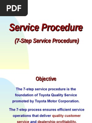 7-Steps Service Operation
