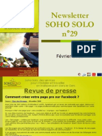 Newsletter Soho Solo n°29 Février 2010