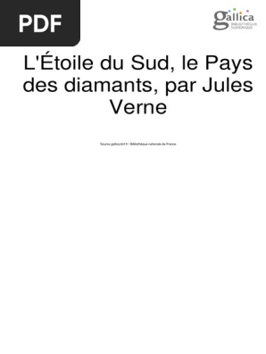 l etoile du sud le pays des diamants pdf la nature