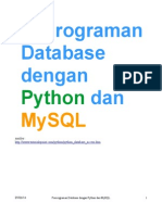 Pemrograman Database Dengan Python Dan MySQL