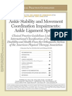 Ankle Stability and Movement