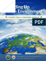 USTR Standing Up for the Environment 2015 Report (Embargoed Draft, 5-20-15, LOW QUALITY)