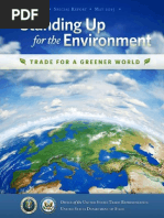USTR Standing Up for the Environment 2015 Report (Embargoed Draft, 5-20-15, LOW QUALITY)