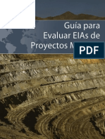 Guía Para Evaluar Estudios de Impacto Ambiental de Proyectos Mineros