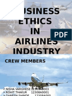 Air Line Industry Business Ethics