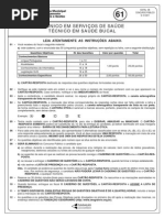 Técnico Em Serviços de Saúde - Técnico Em Saúde Bucal