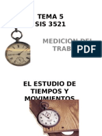 Tema 5 Medicion Del Trabajo