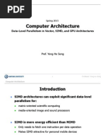 CH 04. Data-Level Parallelism in Vector, SIMD, and GPU Architectures