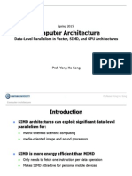 CH 04. Data-Level Parallelism in Vector, SIMD, and GPU Architectures