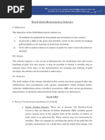 Draft Gold Monetization Scheme
