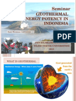 Geothermal Potency in Indonesia