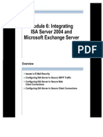 Module 6 Integrating ISA Server 2004 and Microsoft Exchange Server