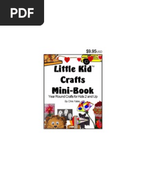 Little Kids Crafts Mini-book