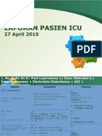 Laporan ICU Senin 27 April 2015