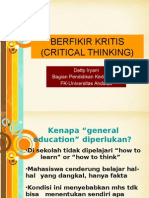 Critical Thinking Pspdg