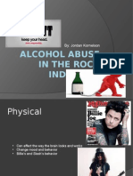 Alcohol Abuse in The Rock Industry