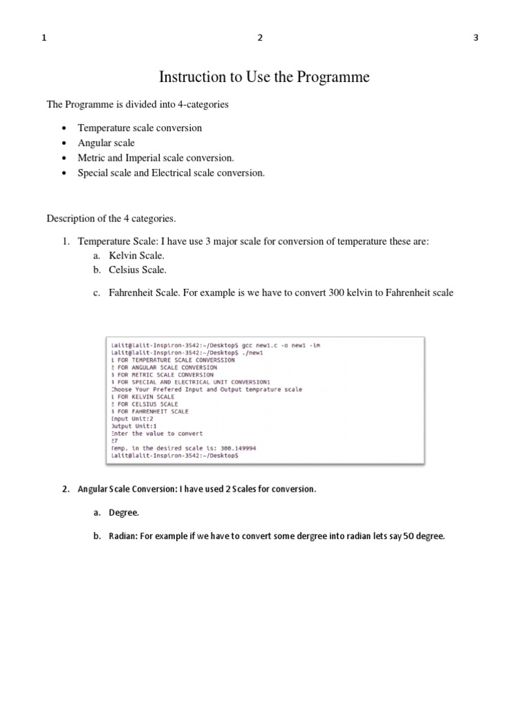 Instruction To Use The Programme | PDF | Technology & Engineering