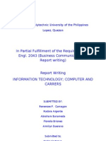 In Partial Fulfillment of The Requirement in Engl. 2043 (Business Communication in Report Writing)