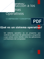 Introducción A Los Sistemas Operativos