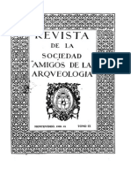 Revista de la Sociedad "amigos de la arqueología" 