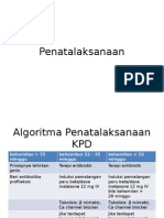 Algoritma Penatalaksanaan KPD