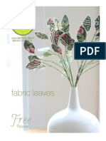 Fabric Leaves: Pattern!