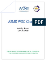 Asme Wec Chapter Annual Report