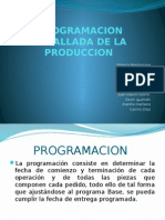 Programacion Detallada de La Produccion Diapositivas