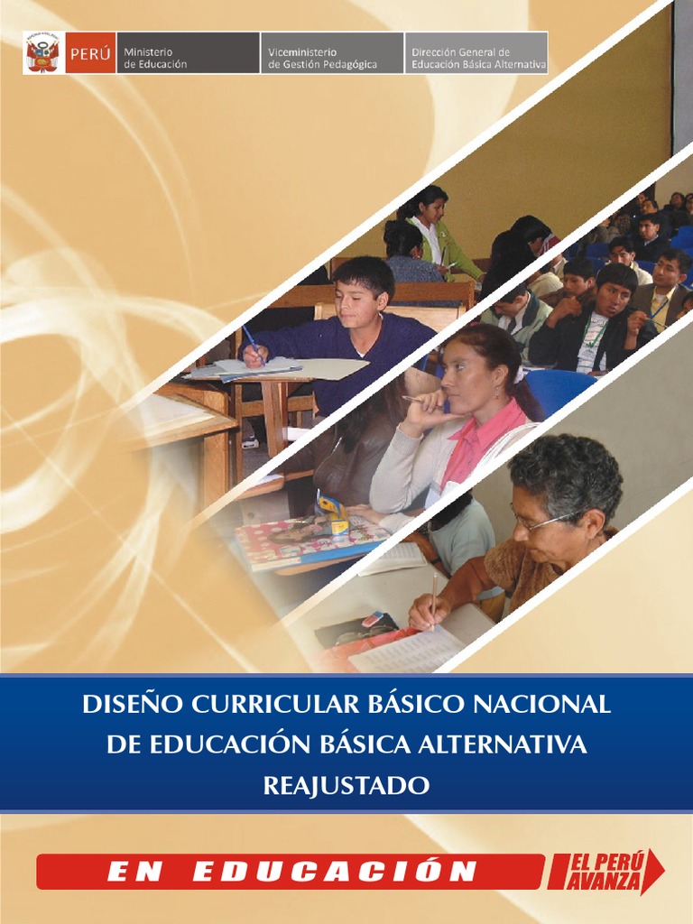 Diseo Curricular Bsico Nacional Eba Reajustado 1229398961731149 1 PDF | PDF