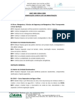 Check List Manutenção