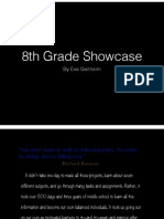 8th Grade Showcase PDF