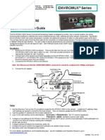 Enviromux Series: Quick Installation Guide