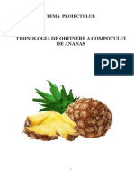 Compotul DE ANANAS