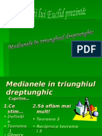 Medianele in Triunghiul Dreptunghic