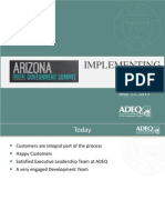 Arizona DGS 2015 Presentation - Using LEAN To Cut Fat in Government IT - Mallick