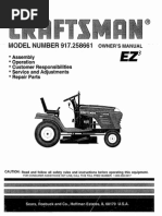 Sears Craftsmen Mower Model 917.258661