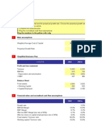 DCF Template