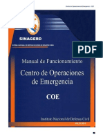 Manual de Funcionamiento COE 2011