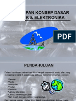 Penerapan Konsep Dasar Listrik Elektronika