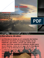 Literatura Arabe y China