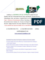 Nigeria Local Content Academic Research Materials, Download Thousands of Available Topics on All Cases From Diffrent Local Goverment Chapter 1-5, Refrences and Question a Ire