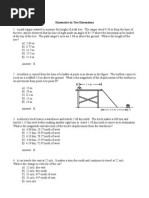 03) Kinematics in Two Dimensions