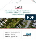 Understanding Public Health Behaviour With CACI's InSite and Spatial Modeller