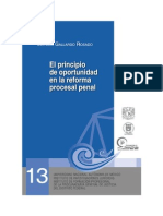 El Principo de Oportunidad en La Reforma Procesal