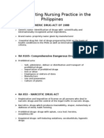 Laws Affecting Nursing Practice in The Philippines