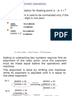 Floating Point Addition and Subtraction Algorithm